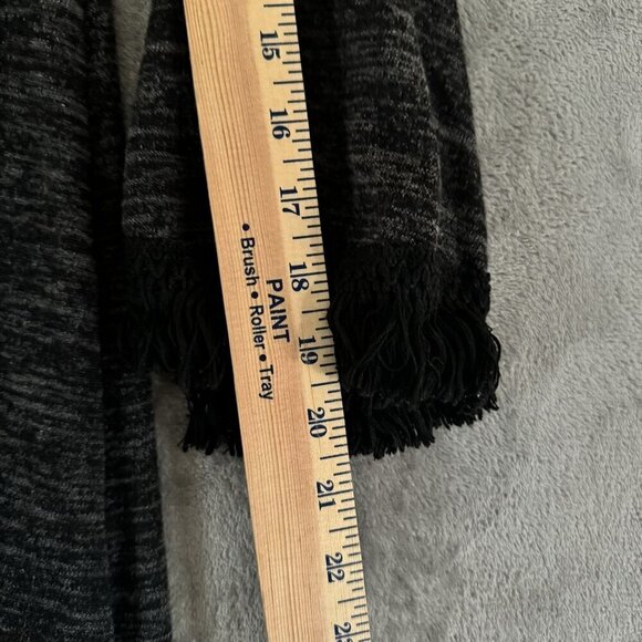 Altar'd State Small Boho Dress Fringe Bell Sleeve Heather Gray Fairy Goth Grunge - Picture 6 of 8